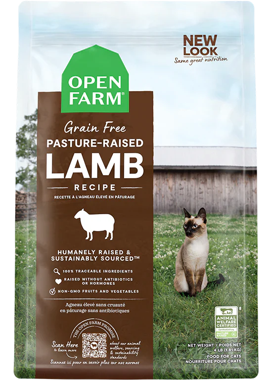 Open Farm Homestead Pasture Raised Lamb Dry Cat Food - 4lb