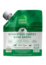 Open Farm Homestead Turkey Bone Broth For Dogs & Cats - 12oz