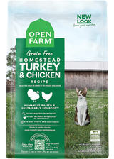 Open Farm Homestead Turkey & Chicken Dry Cat Food - 8lb