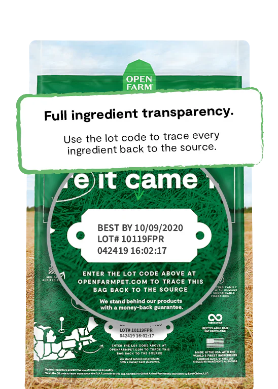 Open Farm Homestead Turkey & Ancient Grains Dry Dog Food - 22lb