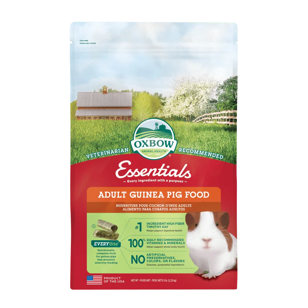 Oxbow Essentials Adult Guinea Pig Food - 5lb - The Pet Source