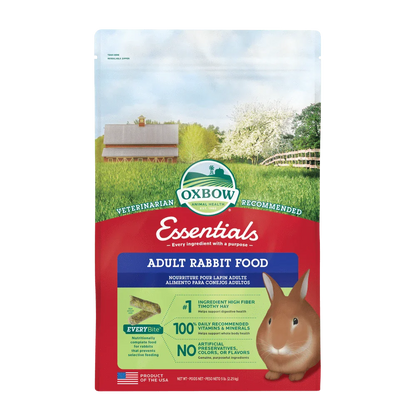 Oxbow Essentials Adult Rabbit Food - 5lb - The Pet Source