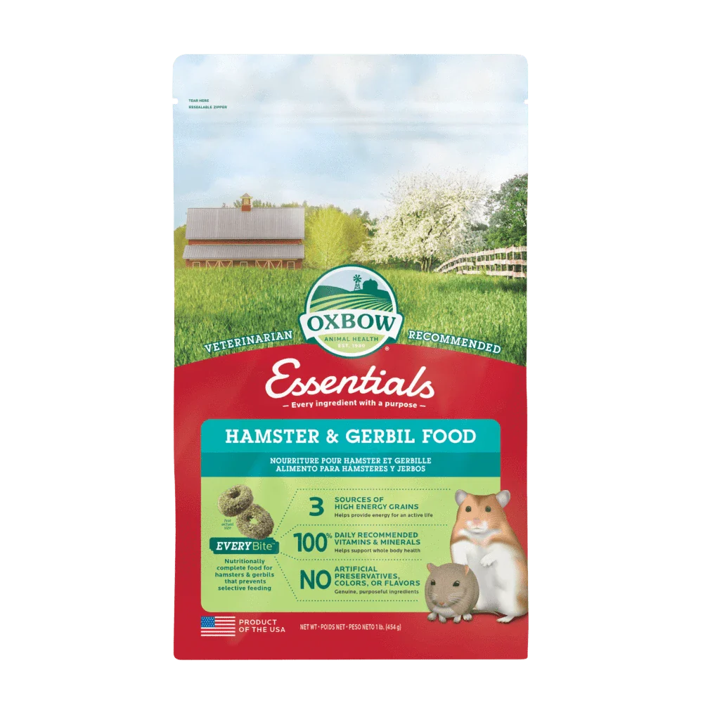 Oxbow Essentials Hamster & Gerbil Food - 1lb - The Pet Source