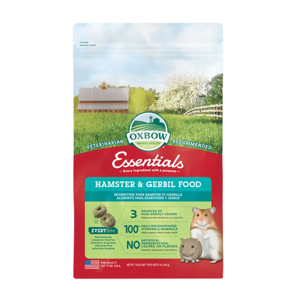 Oxbow Essentials Hamster & Gerbil Food - 1lb - The Pet Source