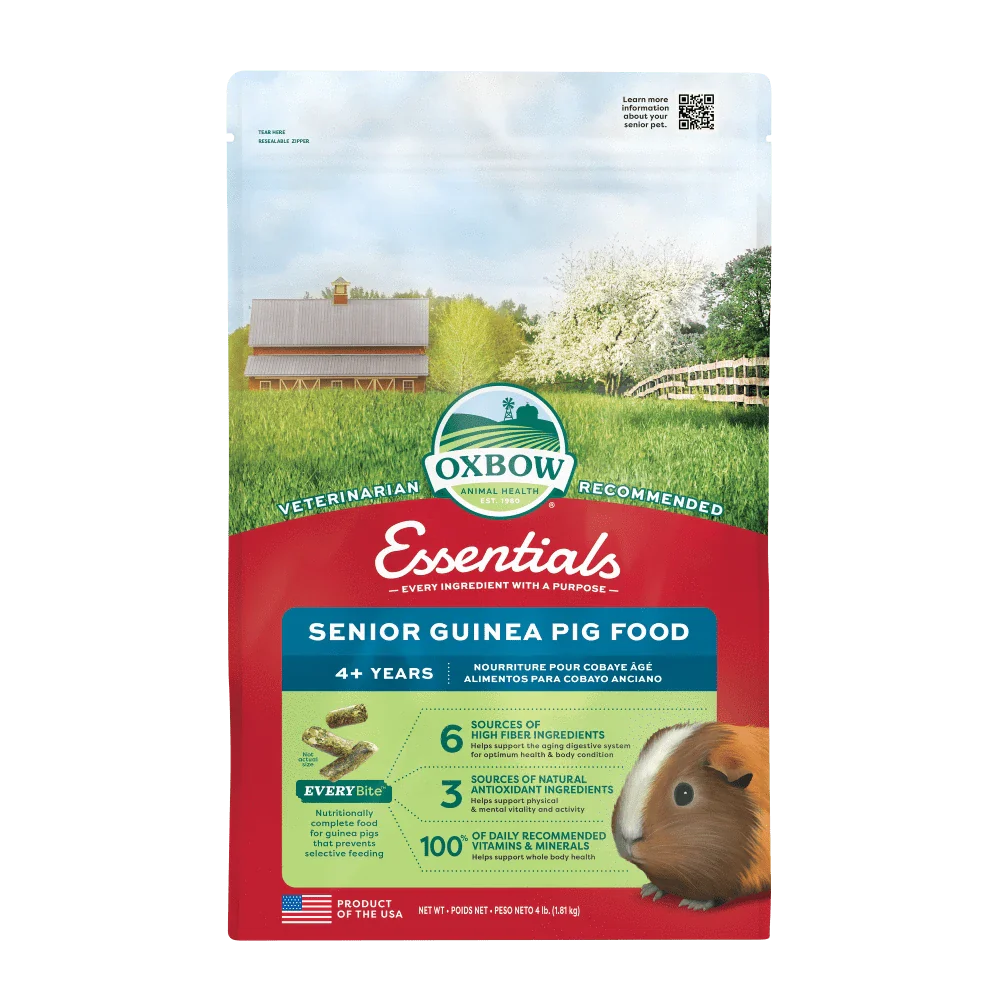 Oxbow Essentials Senior Guinea Pig Food - 4lb - The Pet Source