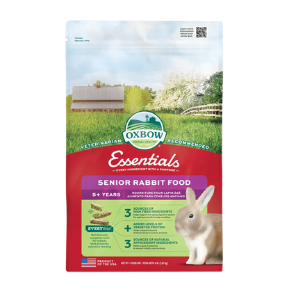 Oxbow Essentials Senior Rabbit Food - 4lb - The Pet Source