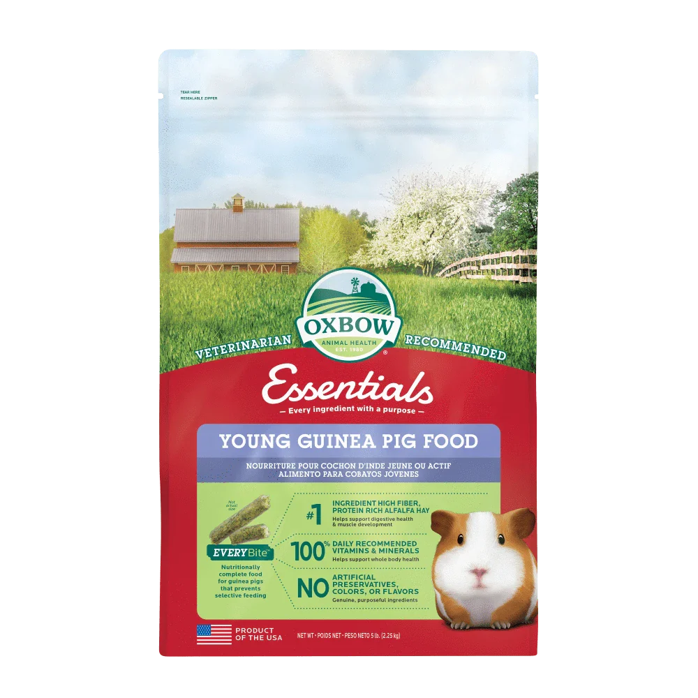 Oxbow Essentials Young Guinea Pig Food - 5lb - The Pet Source