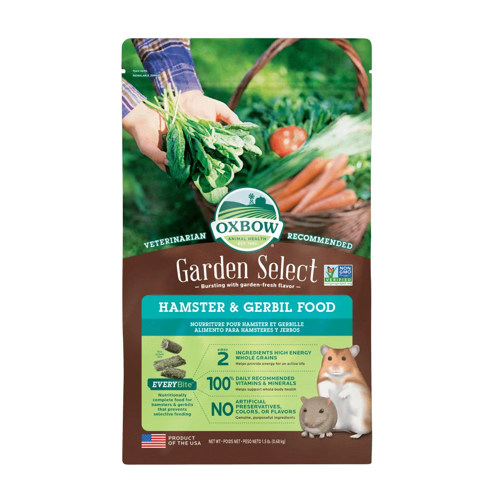 Oxbow Garden Select Hamster & Gerbil Food - 1.5lb - The Pet Source