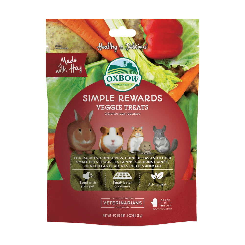 Oxbow Simple Rewards Veggie Treats - 3oz - The Pet Source