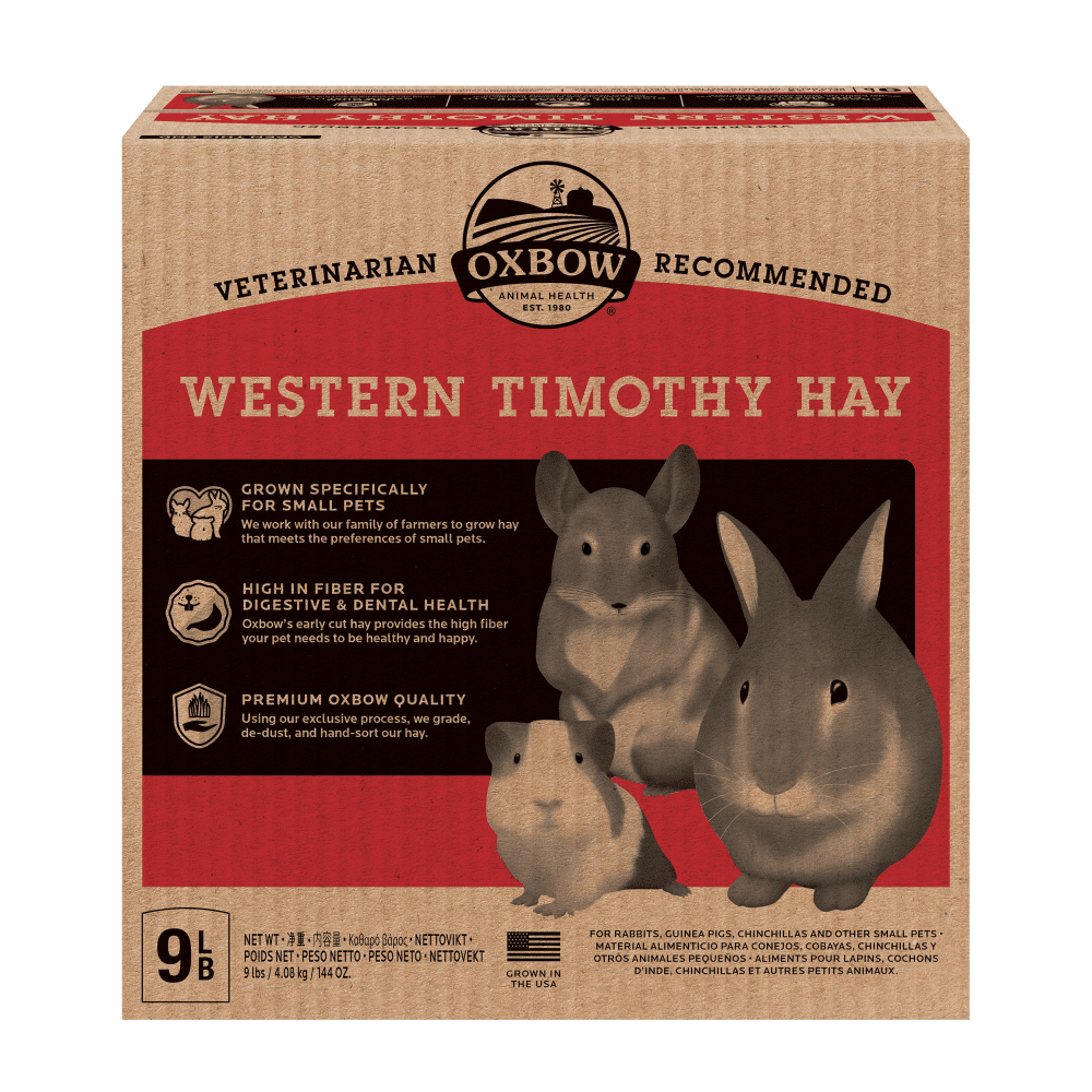 Oxbow Western Timothy Hay - 9lb - The Pet Source