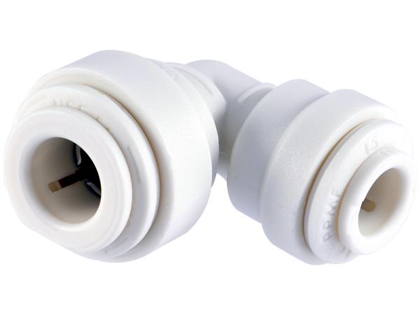 John Guest Reverse Osmosis RO Fitting - PP211208W Reducing Elbow 3/8" x 1/4"
