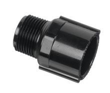 PVC Male Adapter SxT - 1 1/2 Inch Black