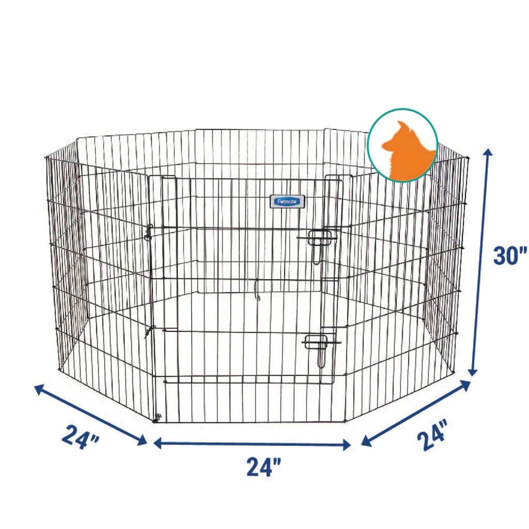 Petmate Single Door Exercise Pen - 30 Inch - The Pet Source