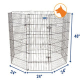 Petmate Single Door Exercise Pen - 48 Inch - The Pet Source