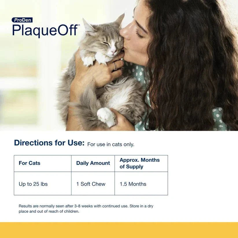 NaturVet ProDen PlaqueOff Cat Soft Chews - 45ct - The Pet Source