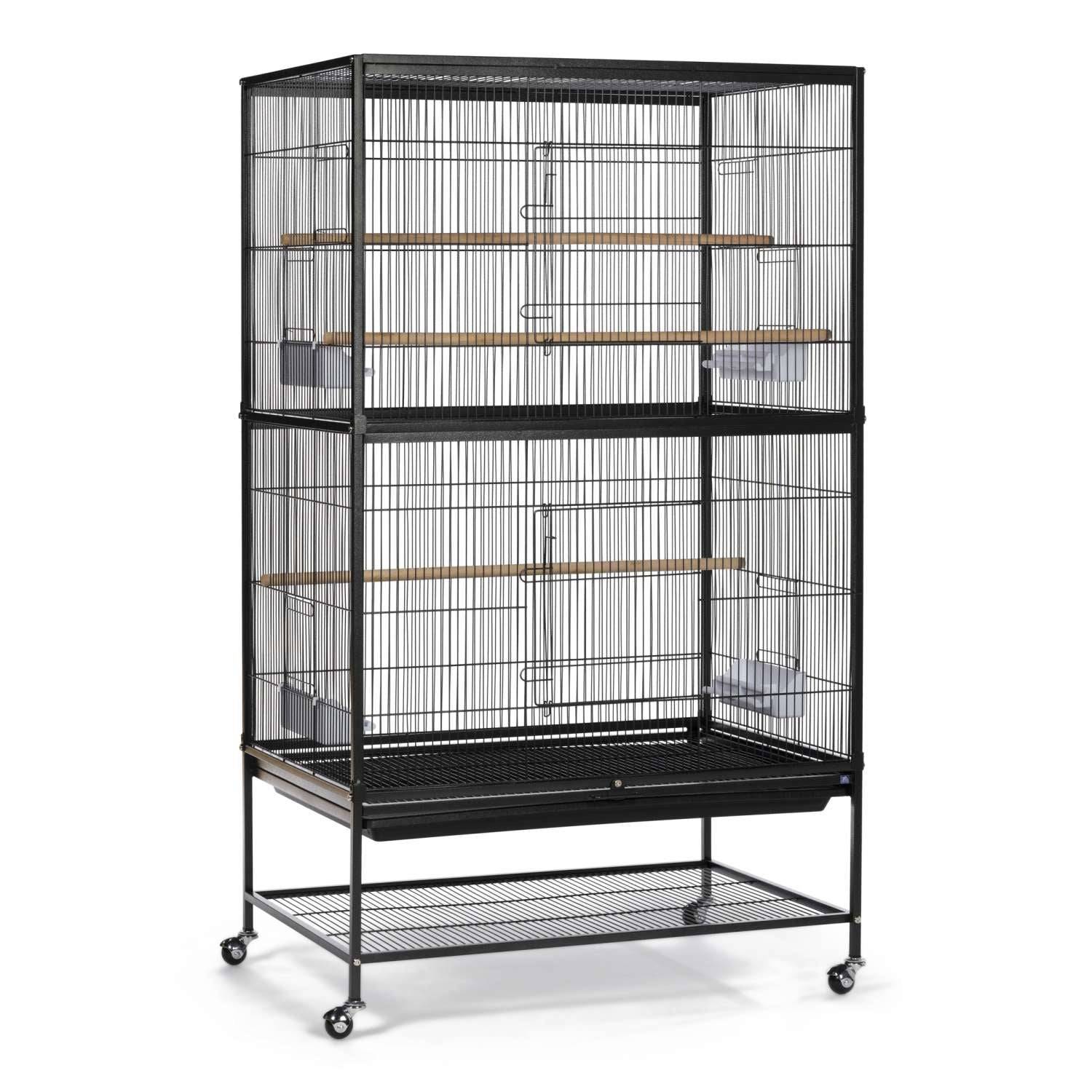 Prevue Pet Flight Bird Cage - Black - The Pet Source