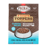 Primal Butcher’s Blend Sardine Recipe Raw Frozen Toppers for Cats & Dogs - 2lb