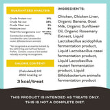 Primal Freeze Dried Raw Dog Treats Peelin’ Fantastic Chicken, Banana & Goat Milk - 2oz
