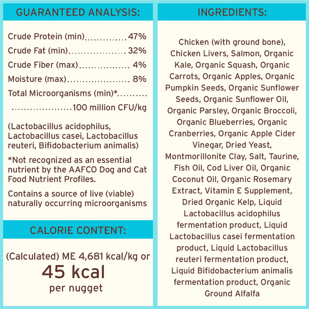 Primal Freeze Dried Raw Nuggets Cat Food Chicken & Salmon Recipe - 5.5oz