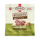 Primal Freeze Dried Raw Nuggets Dog Food Lamb Recipe - 14oz