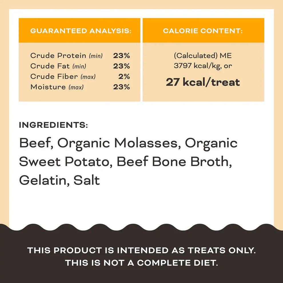 Primal FriendChips Matter Jerky Treats for Dogs Beef Recipe - 4oz