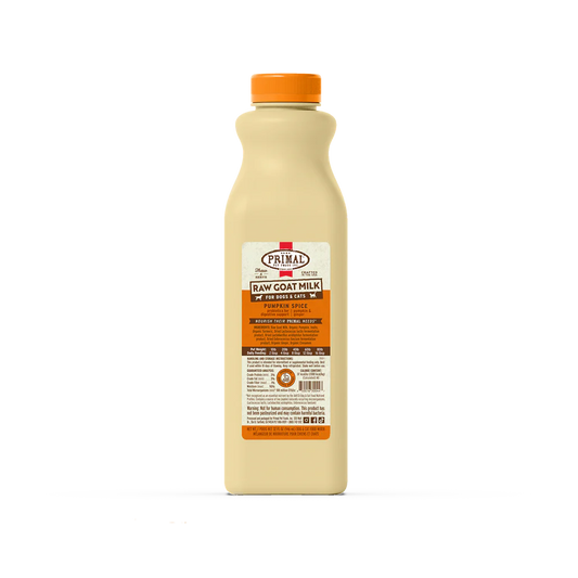 Primal Frozen Raw Goat Milk Pumpkin Spice Recipe for Cats & Dogs - 32oz