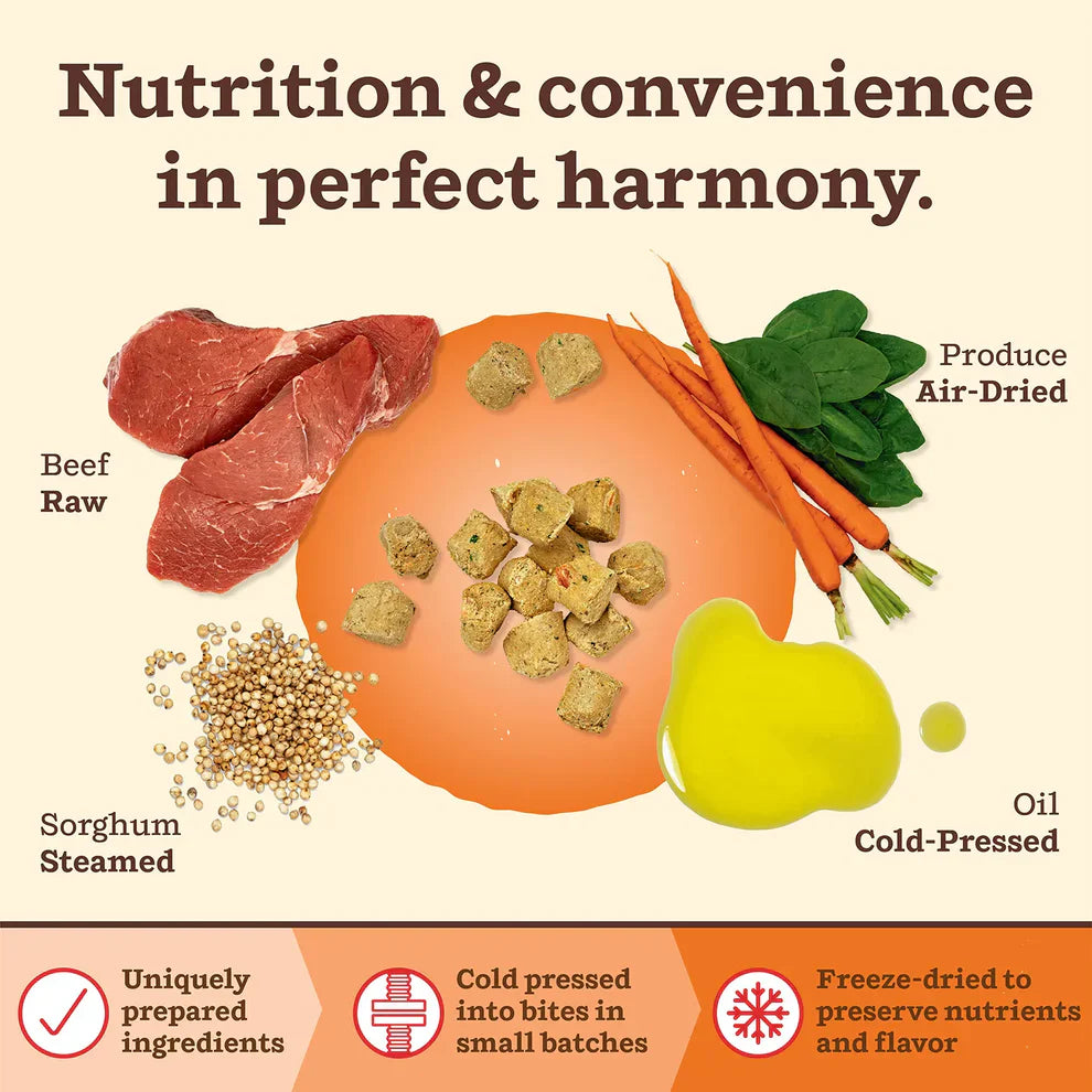Primal Kibble in the Raw Dog Food Beef Recipe - 1.5lb