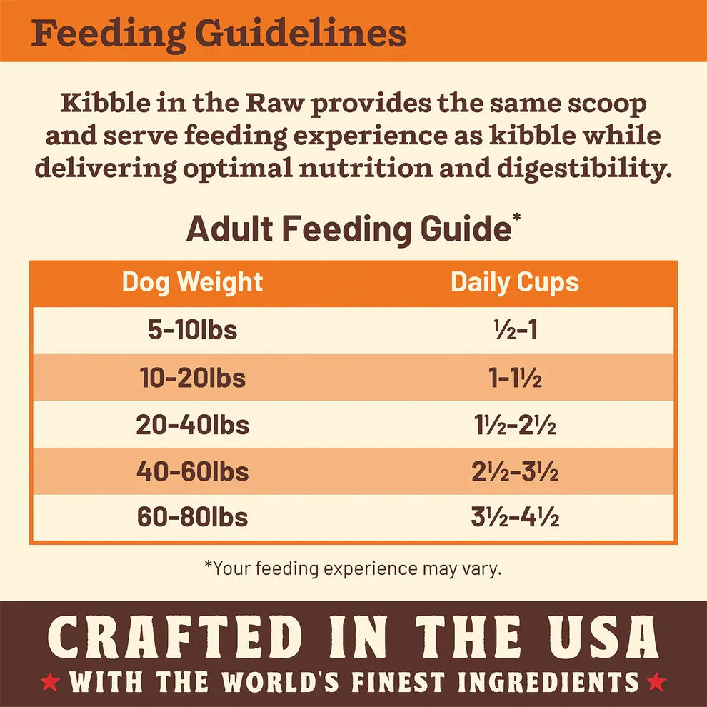 Primal Kibble in the Raw Dog Food Beef Recipe - 1.5lb
