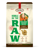 Primal Kibble in the Raw Dog Food Small Breed Chicken Recipe - 1.5lb