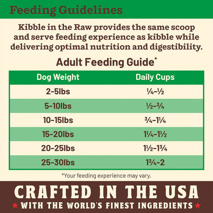 Primal Kibble in the Raw Dog Food Small Breed Chicken Recipe - 1.5lb