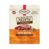 Primal Scoopable Pronto Beef Recipe Raw Frozen Dog Food - 0.75lb