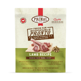 Primal Scoopable Pronto Lamb Recipe Raw Frozen Dog Food - 4lb