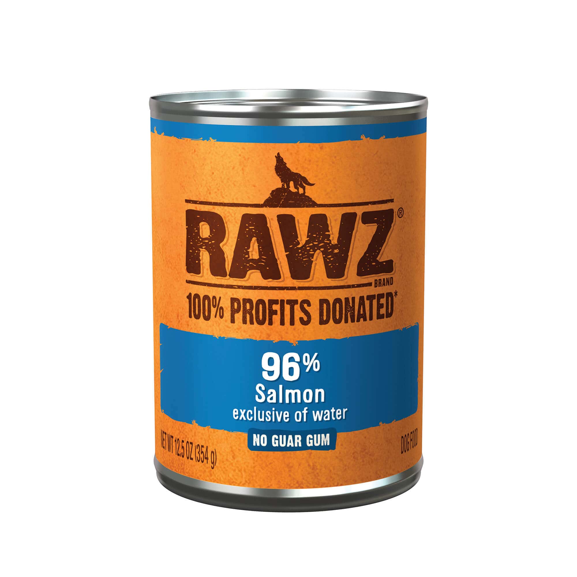 RAWZ 96% Salmon Dog Food - Pate - 12.5 oz - The Pet Source