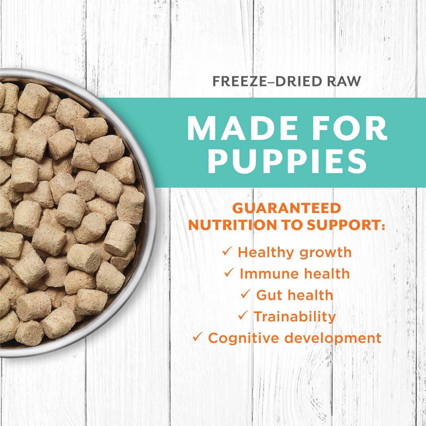 Instinct Raw Longevity Puppy Freeze-Dried Chicken Bites Dog Food - 5oz - The Pet Source