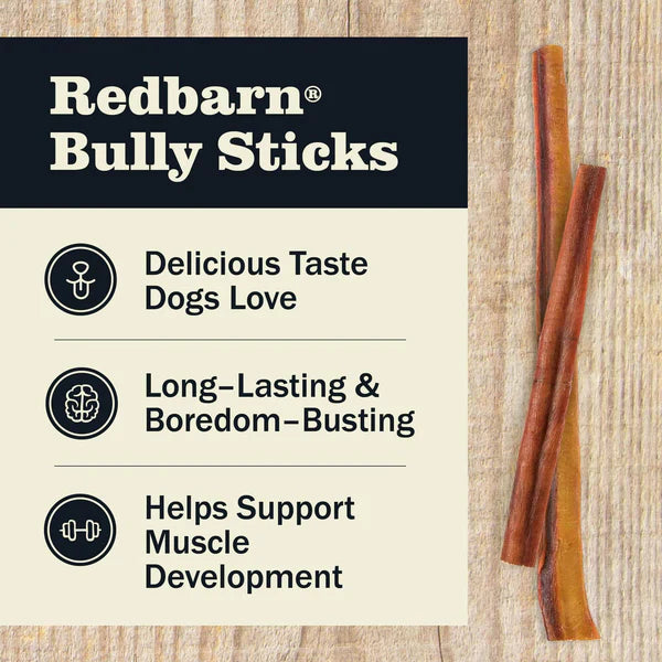 Redbarn Bully Stick Dog - 12in - 1pc