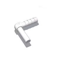 Mur-lok Fittings - Tube to Hose Stem 90° Elbow - 1/4" Stem x 1/4" Hose Barb