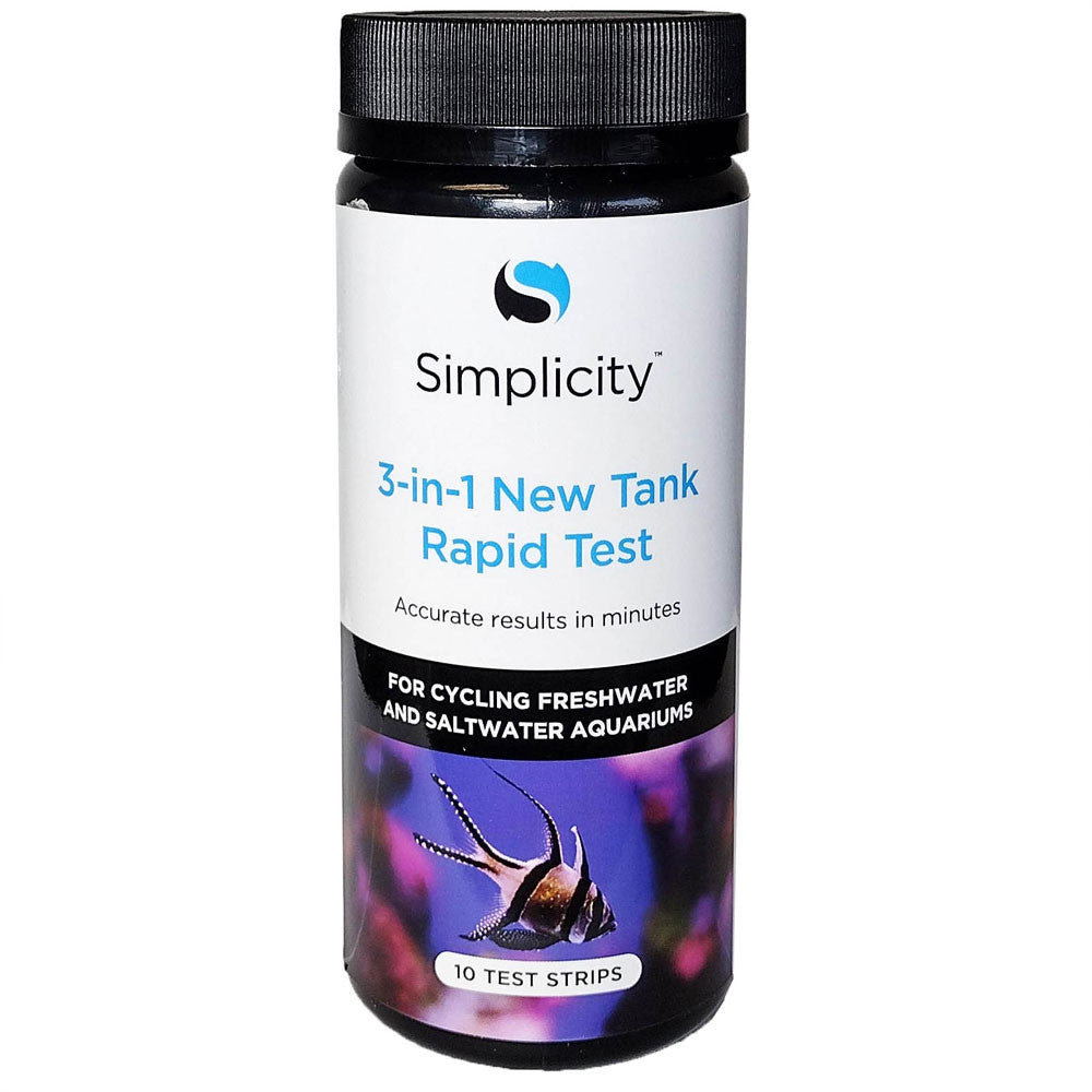 Simplicity 3-in-1 New Tank Rapid Test - 10 Test Strips