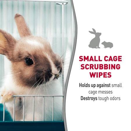 Small Animal Cage Scrubbing Wipes - 30ct - The Pet Source