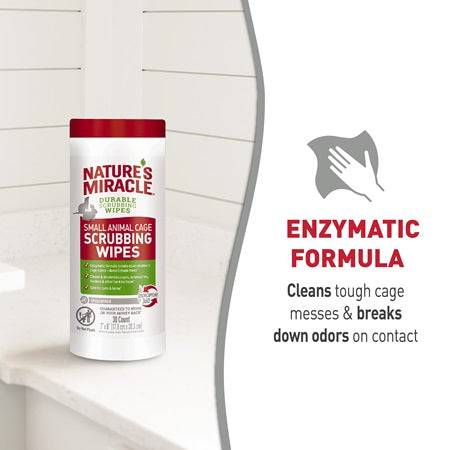 Small Animal Cage Scrubbing Wipes - 30ct - The Pet Source
