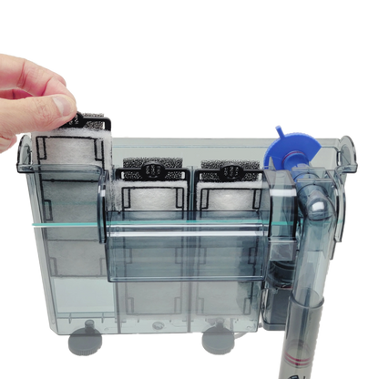 Lifegard Aquatics HOF-30 Slim Design Hang on Filter for aquariums up to 30 gallons