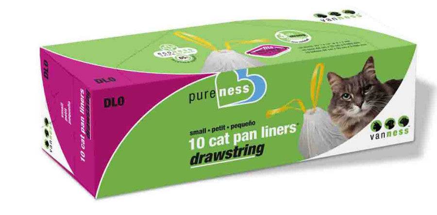 Van Ness Drawstring Cat Pan Liner - Small - 10 pack - The Pet Source