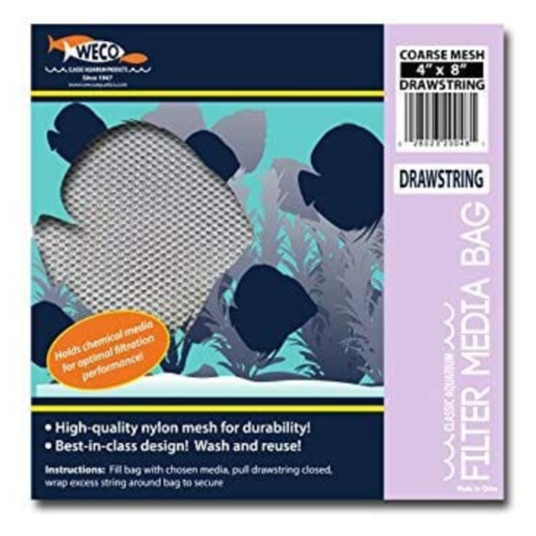 Weco Drawstring Media Bag Coarse - 4" x 8"