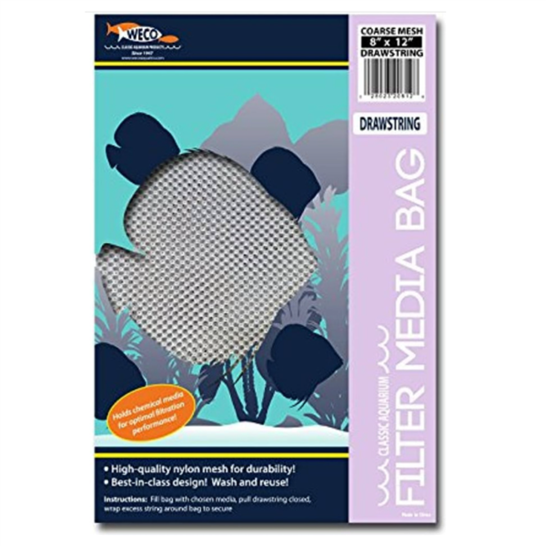 Weco Drawstring Media Bag Coarse - 8" x 12"