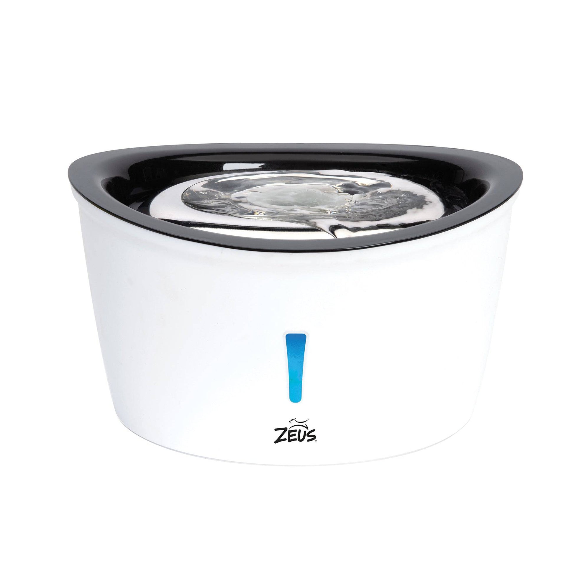 Zeus Cascade Fountain - Stainless Steel - 6L - The Pet Source