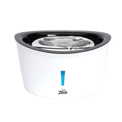 Zeus Cascade Fountain - Stainless Steel - 6L - The Pet Source