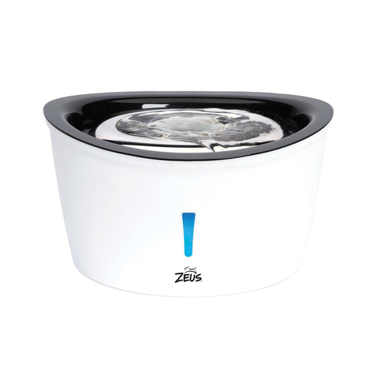 Zeus Cascade Fountain - Stainless Steel - 6L - The Pet Source