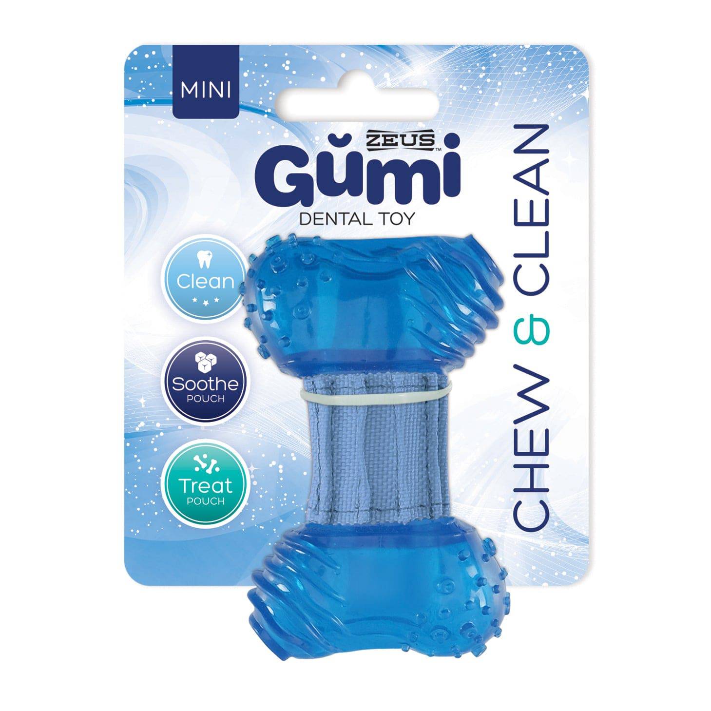 Zeus Gumi Dental Dog Toy - Chew & Clean - Mini - The Pet Source