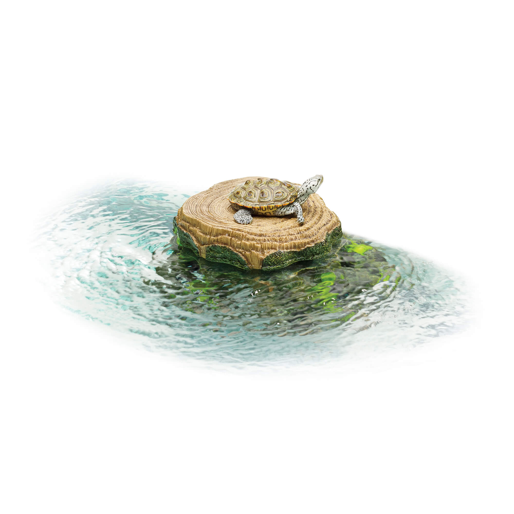 Zilla Freestanding Floating Basking Platform - Turtle Trunk