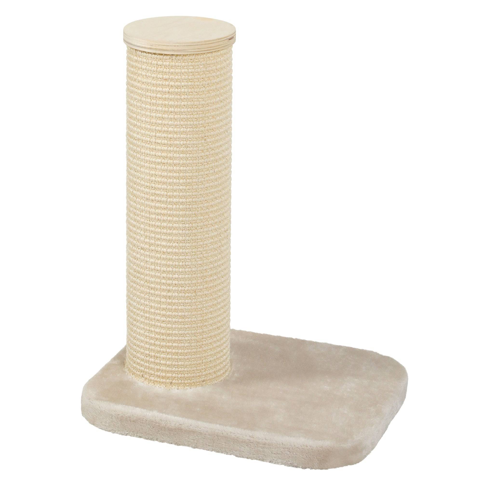 Zolux City Cat 1 Scratching Post - Beige - 47 x 39 x 62 cm - The Pet Source