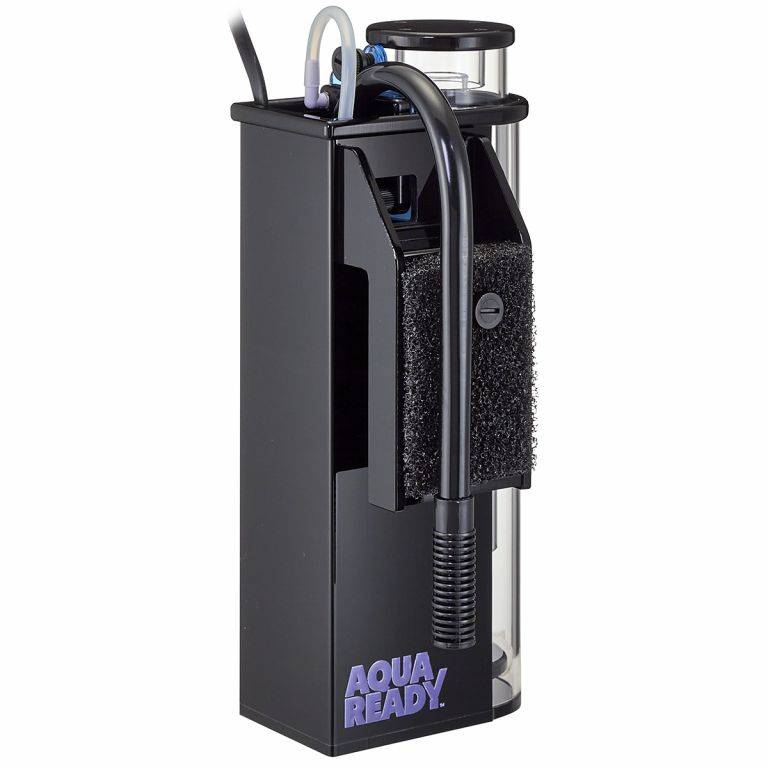 AquaReady Bullet-1 Hang-On-Back Protein Skimmer angled view
